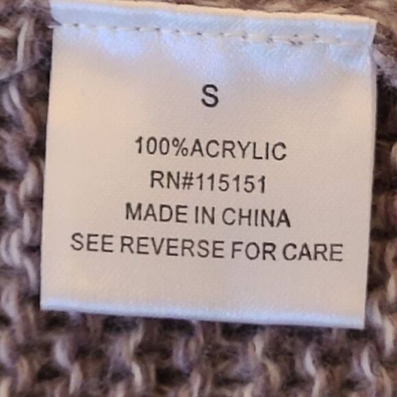 Neiman Marcus Color Block Open Cardigan Sweater Size Small - Picture 5 of 10